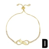 A retro diamond-encrusted heart-shaped bracelet with a unique European and American style. It features an Instagram niche design with the letter "love" for women details Picture